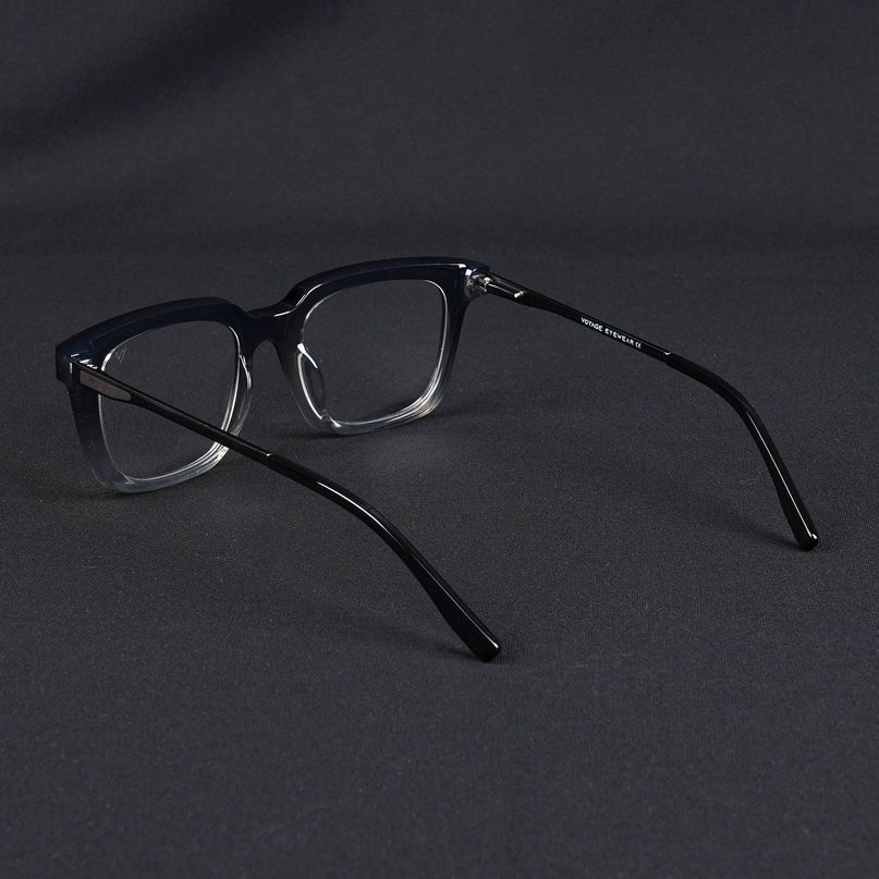 Voyage Apex Black & Transparent Square Eyeglasses for Women - MG5374-C3