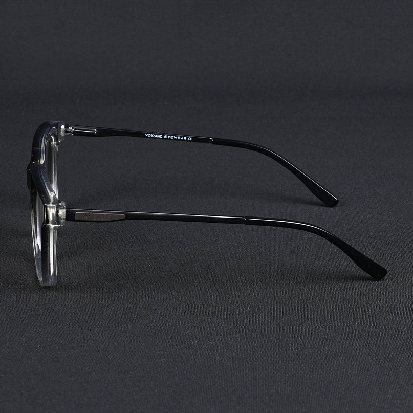 Voyage Apex Black & Transparent Square Eyeglasses for Women - MG5374-C3