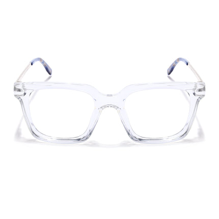 Voyage Apex Transparent Square Eyeglasses for Women - MG5375-C4