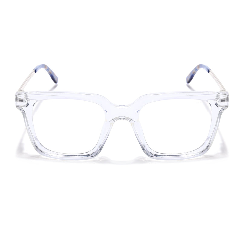 Voyage Apex Transparent Square Eyeglasses for Women - MG5375-C4
