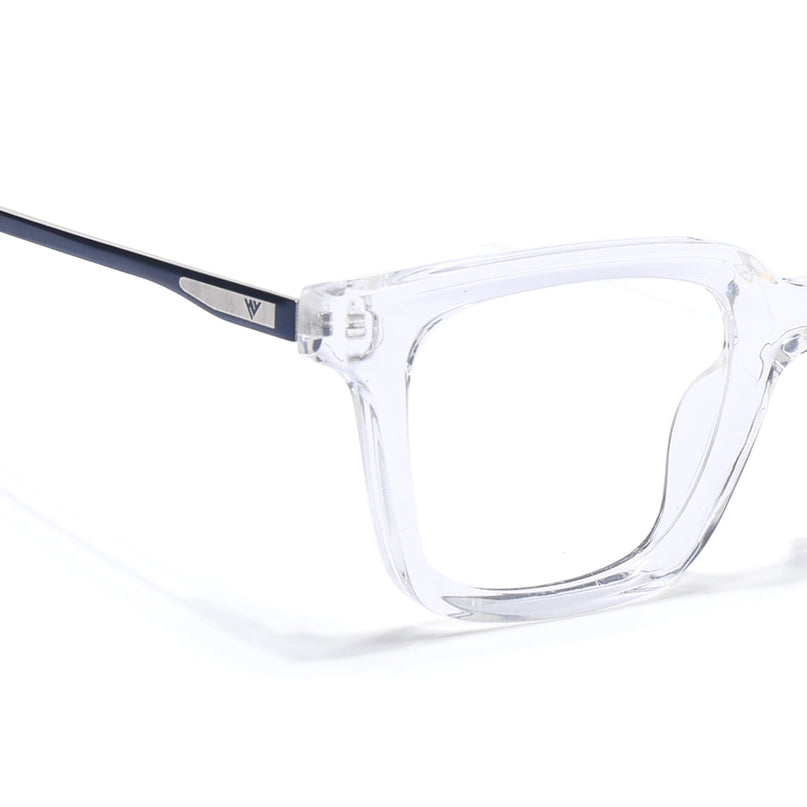 Voyage Apex Transparent Square Eyeglasses for Women - MG5375-C4