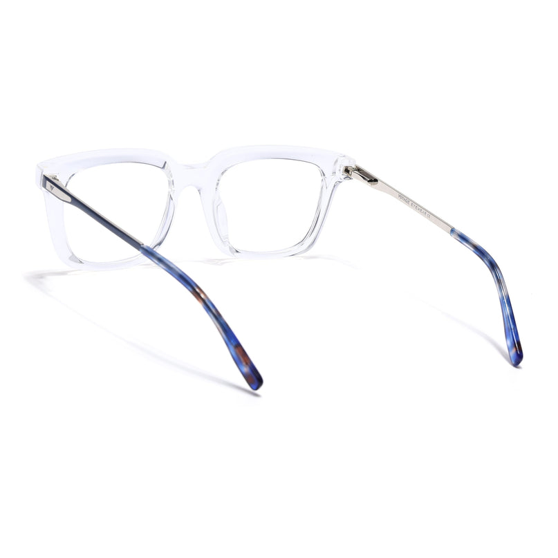 Voyage Apex Transparent Square Eyeglasses for Women - MG5375-C4