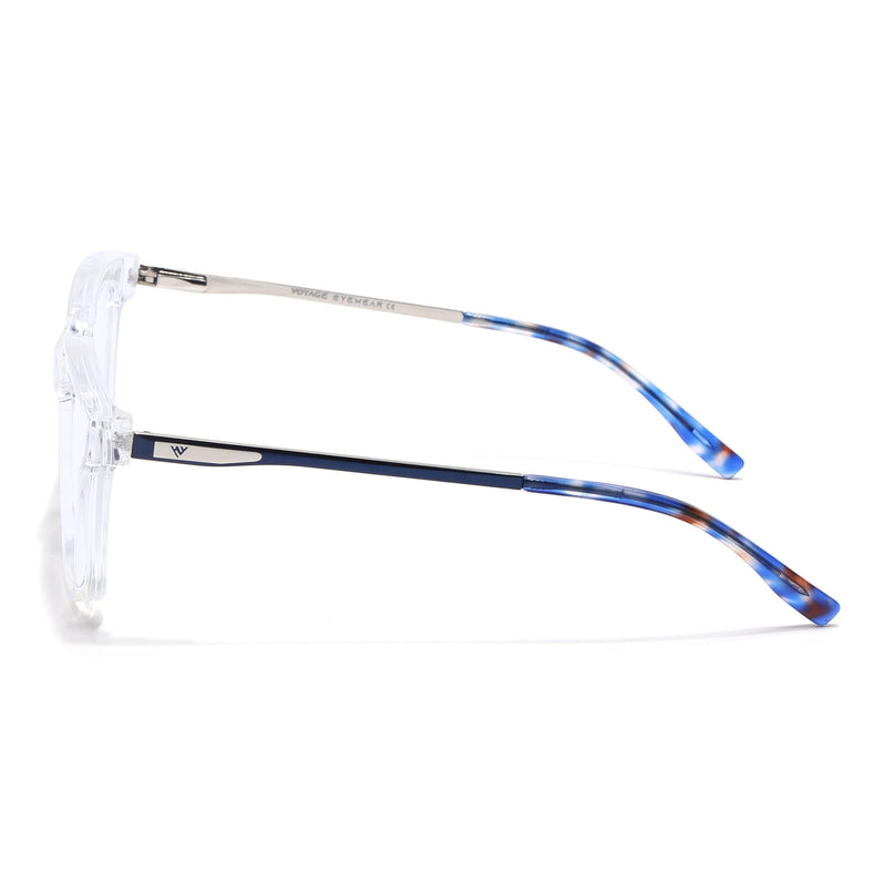 Voyage Apex Transparent Square Eyeglasses for Women - MG5375-C4