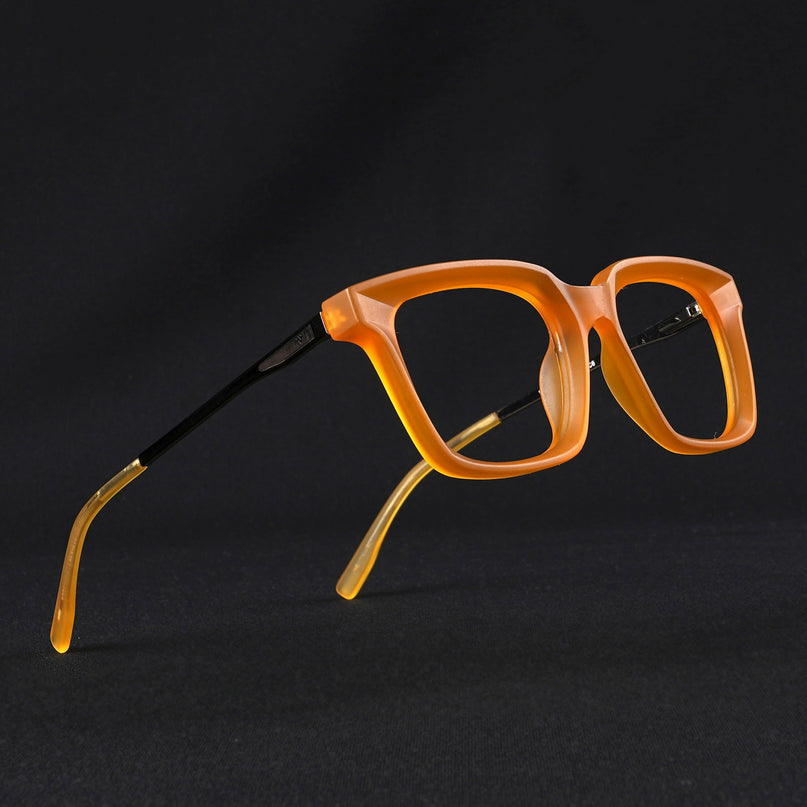 Voyage Apex Orange Square Eyeglasses for Women - MG5376-C5