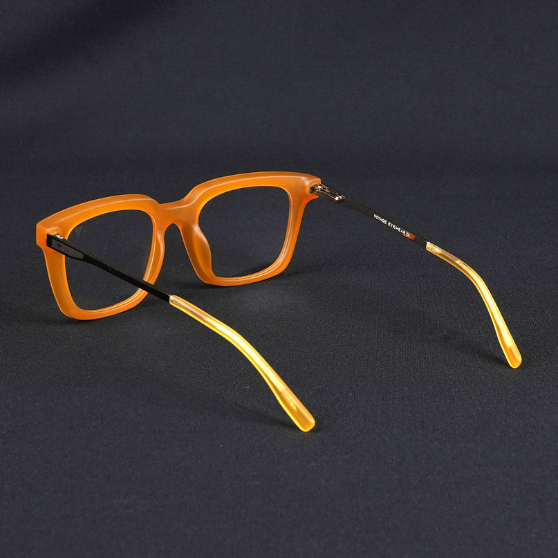 Voyage Apex Orange Square Eyeglasses for Women - MG5376-C5