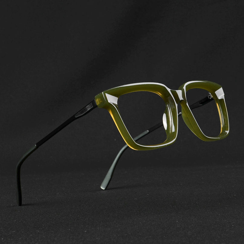 Voyage Apex Green Square Eyeglasses for Women - MG5377-C6