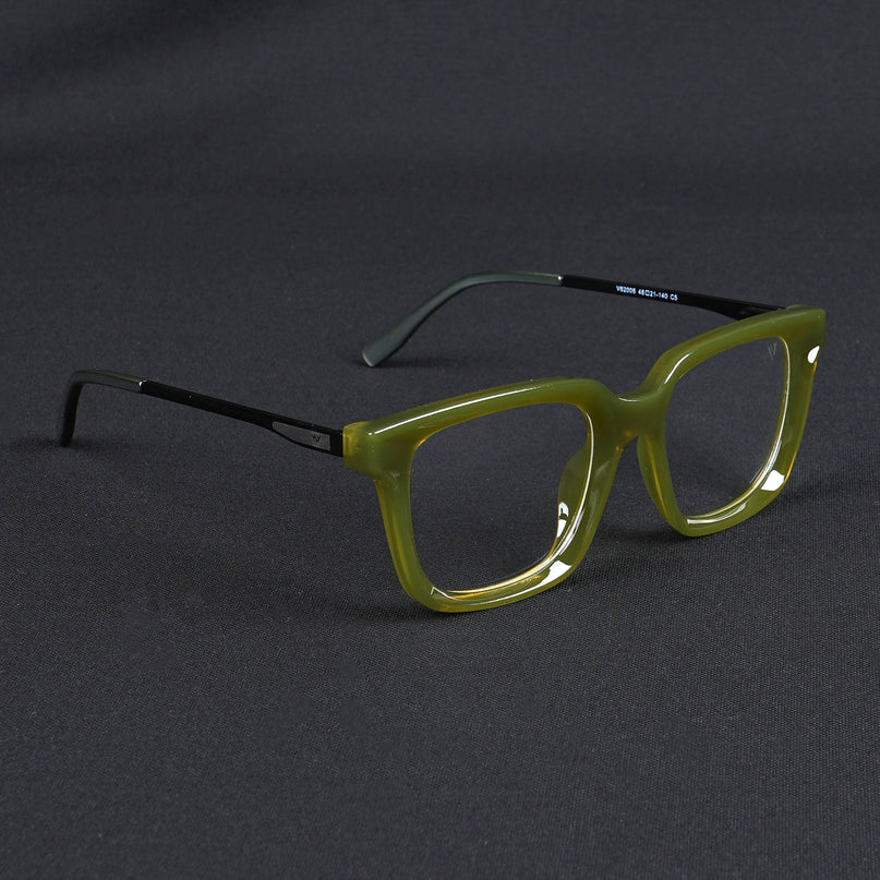 Voyage Apex Green Square Eyeglasses for Women - MG5377-C6