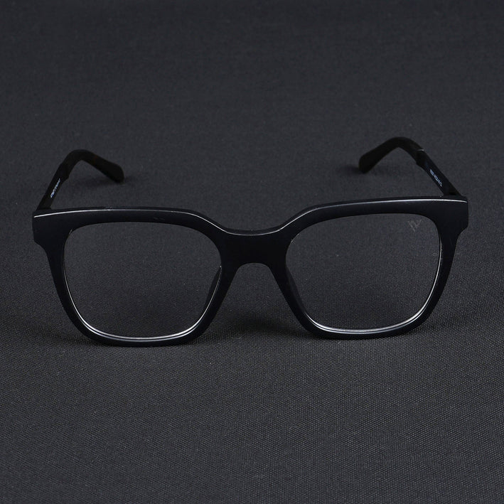 Voyage Apex Matt Black Square Eyeglasses for Men & Women - MG5378-C1