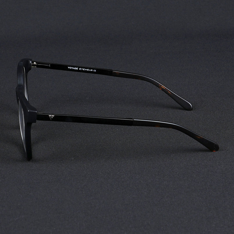 Voyage Apex Matt Black Square Eyeglasses for Men & Women - MG5378-C1