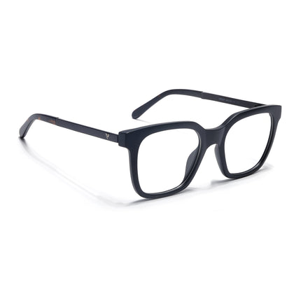 Voyage Apex Matt Black Square Eyeglasses for Men & Women - MG5378-C1