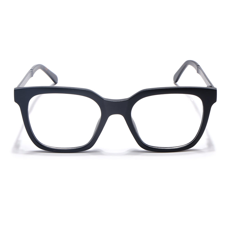 Voyage Apex Matt Black Square Eyeglasses for Men & Women - MG5378-C1