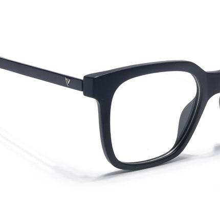 Voyage Apex Matt Black Square Eyeglasses for Men & Women - MG5378-C1