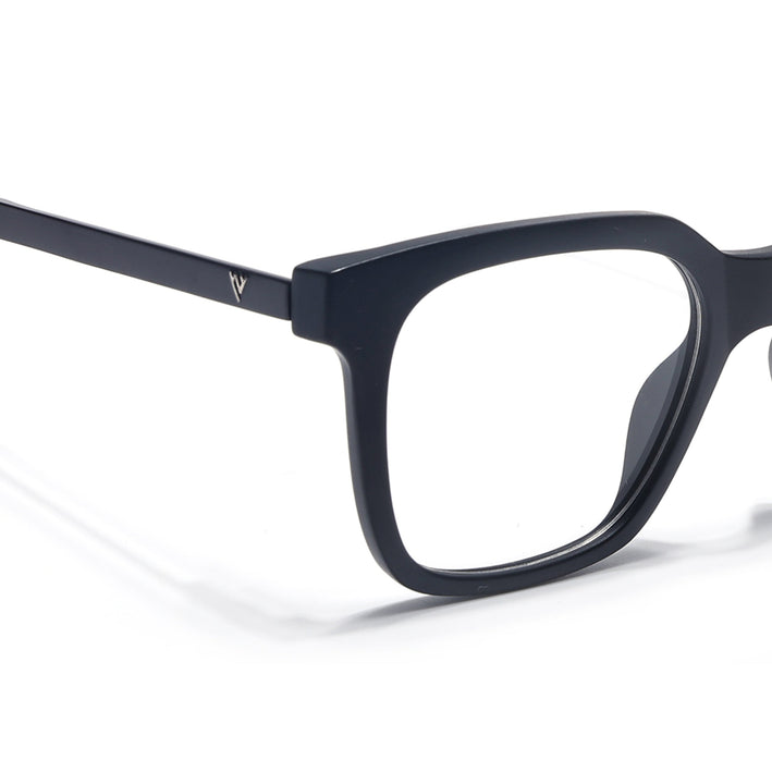 Voyage Apex Matt Black Square Eyeglasses for Men & Women - MG5378-C1