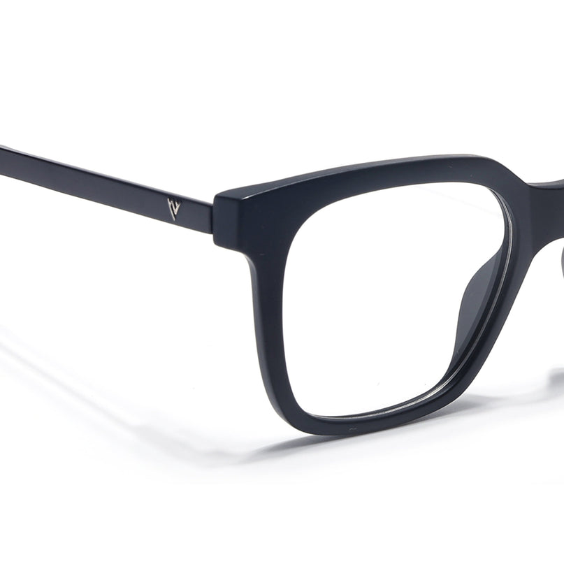 Voyage Apex Matt Black Square Eyeglasses for Men & Women - MG5378-C1