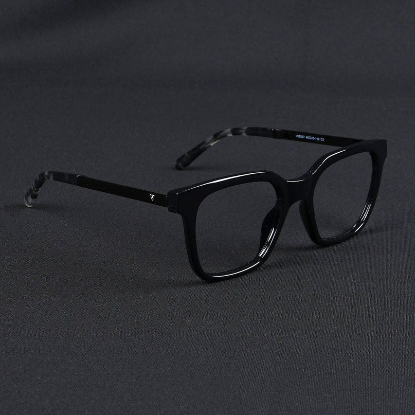 Voyage Apex Shine Black Square Eyeglasses for Men & Women - MG5379-C2