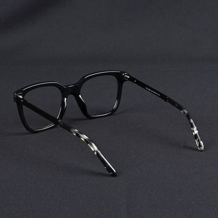 Voyage Apex Shine Black Square Eyeglasses for Men & Women - MG5379-C2