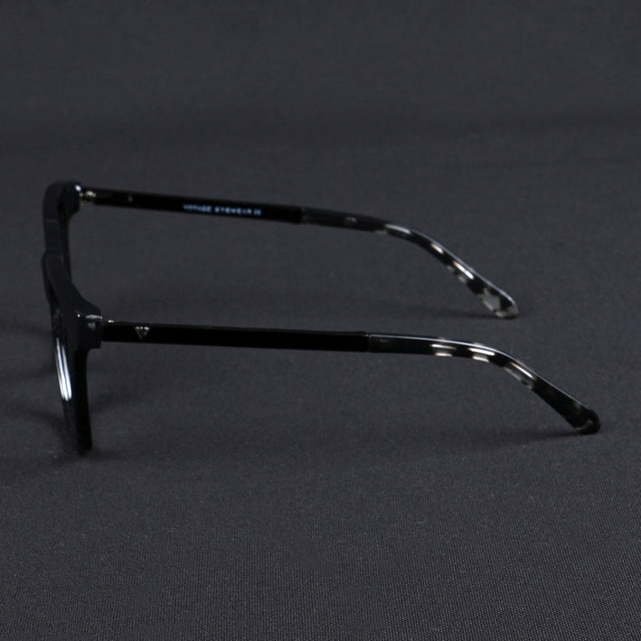 Voyage Apex Shine Black Square Eyeglasses for Men & Women - MG5379-C2
