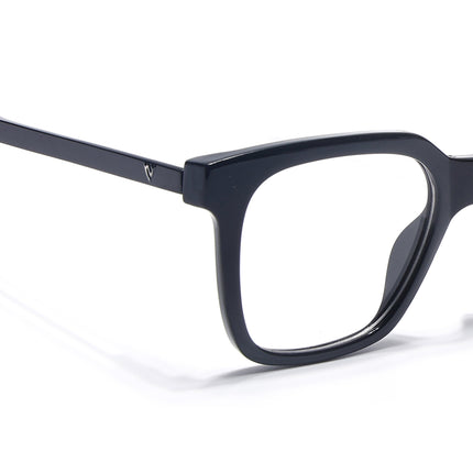 Voyage Apex Shine Black Square Eyeglasses for Men & Women - MG5379-C2