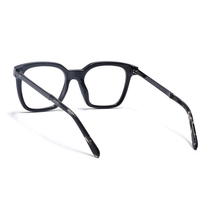 Voyage Apex Shine Black Square Eyeglasses for Men & Women - MG5379-C2