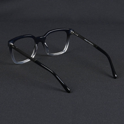 Voyage Apex Black & Transparent Square Eyeglasses for Men & Women - MG5380-C3