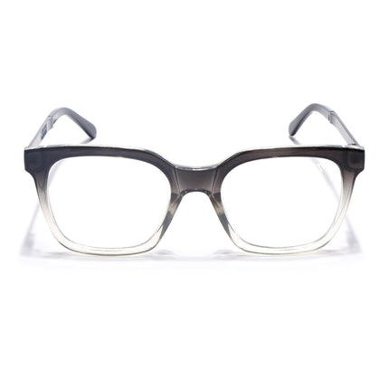 Voyage Apex Black & Transparent Square Eyeglasses for Men & Women - MG5380-C3