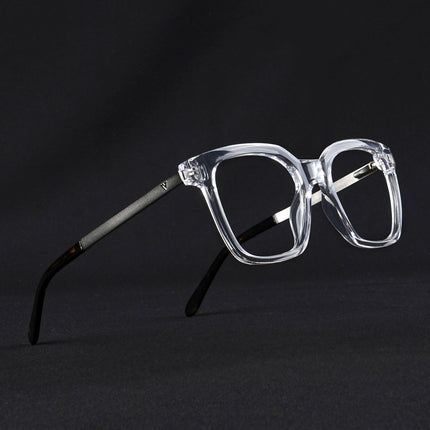 Voyage Apex Transparent Square Eyeglasses for Men & Women - MG5381-C4