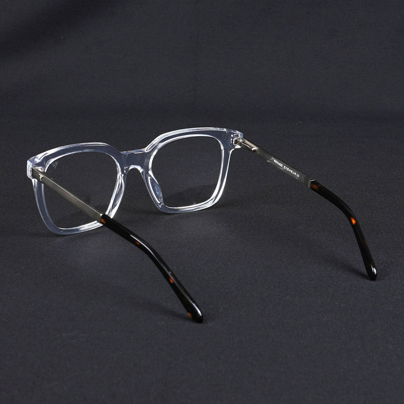 Voyage Apex Transparent Square Eyeglasses for Men & Women - MG5381-C4