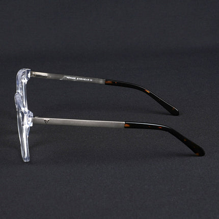 Voyage Apex Transparent Square Eyeglasses for Men & Women - MG5381-C4