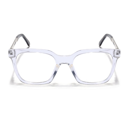 Voyage Apex Transparent Square Eyeglasses for Men & Women - MG5381-C4