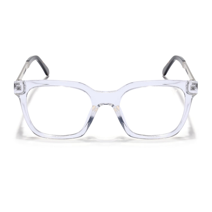 Voyage Apex Transparent Square Eyeglasses for Men & Women - MG5381-C4