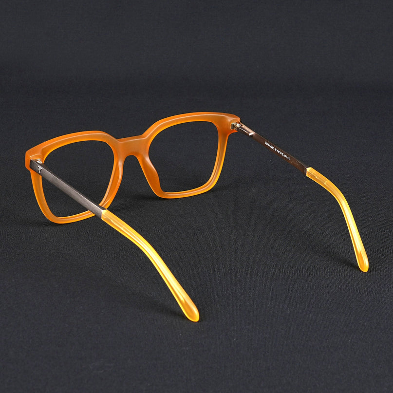 Voyage Apex Orange Square Eyeglasses for Men & Women - MG5382-C5