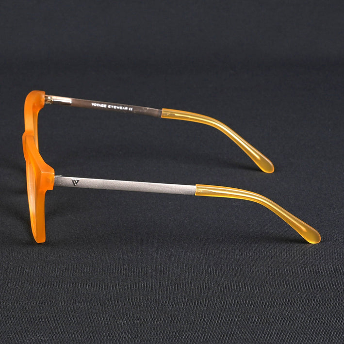 Voyage Apex Orange Square Eyeglasses for Men & Women - MG5382-C5