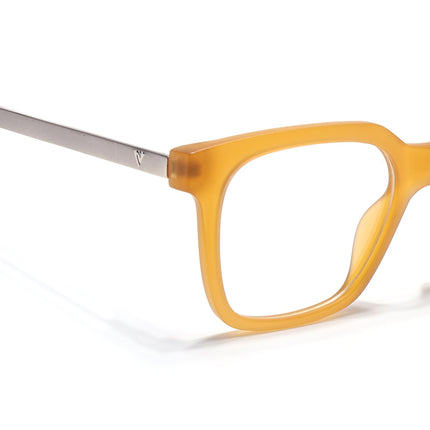 Voyage Apex Orange Square Eyeglasses for Men & Women - MG5382-C5