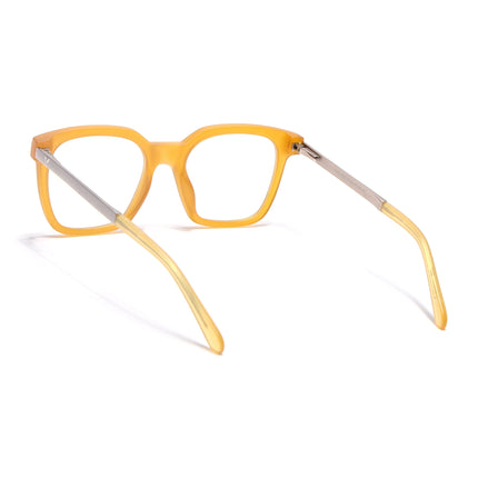 Voyage Apex Orange Square Eyeglasses for Men & Women - MG5382-C5