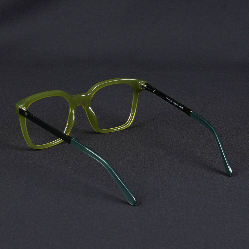 Voyage Apex Green Square Eyeglasses for Men & Women - MG5383-C6