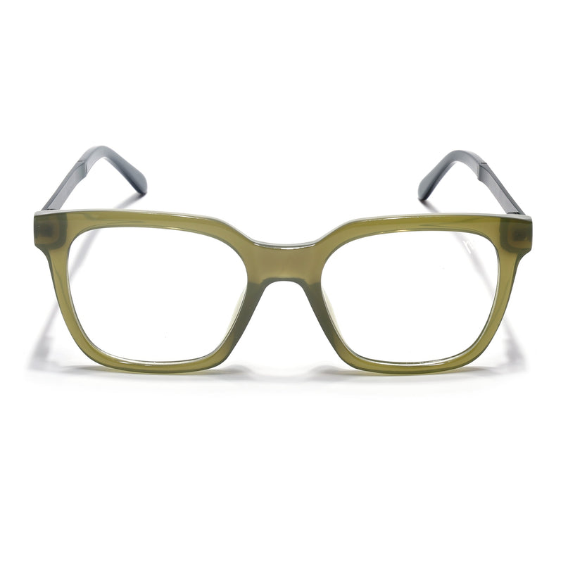 Voyage Apex Green Square Eyeglasses for Men & Women - MG5383-C6