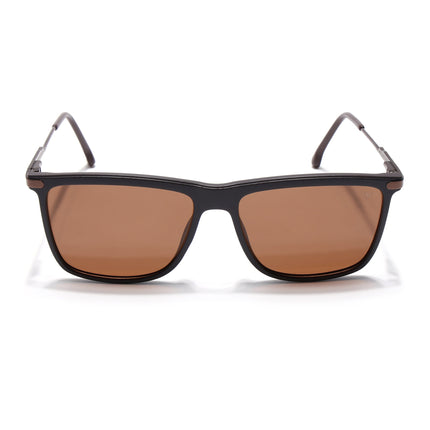 Uptown | Wayfarer Polarized Sunglasses (Brown Lens | Brown Frame - PMG5039)