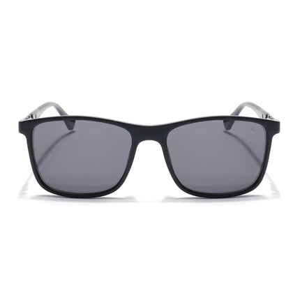 Wayfarer Polarized Sunglasses (Black Lens | Matt Black Frame - PMG5041)