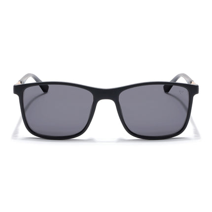 Wayfarer Polarized Sunglasses (Black Lens | Matt Black Frame - PMG5042)
