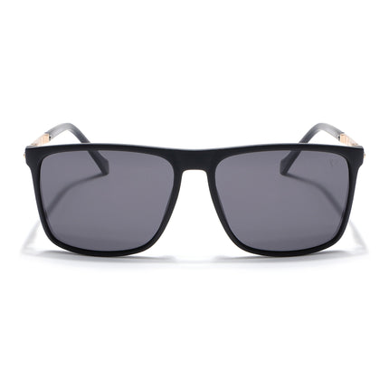 Wayfarer Polarized Sunglasses (Black Lens | Matt Black Frame - PMG5046)
