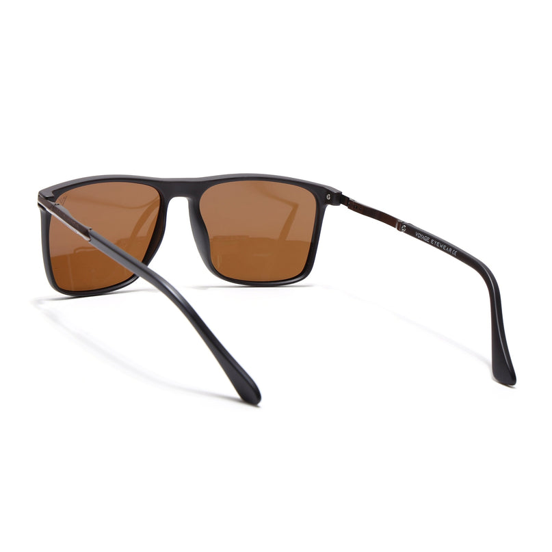 Wayfarer Polarized Sunglasses (Brown Lens | Brown Frame - PMG5047)