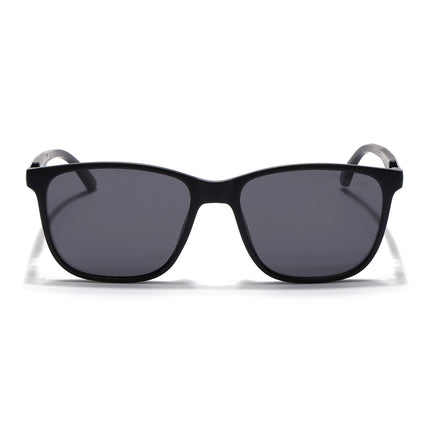 Wayfarer Polarized Sunglasses (Black Lens | Matt Black Frame - PMG5057)