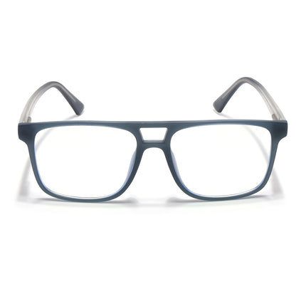 Voyage Dark Grey Wayfarer Eyeglasses for Men & Women - MG5484-C3