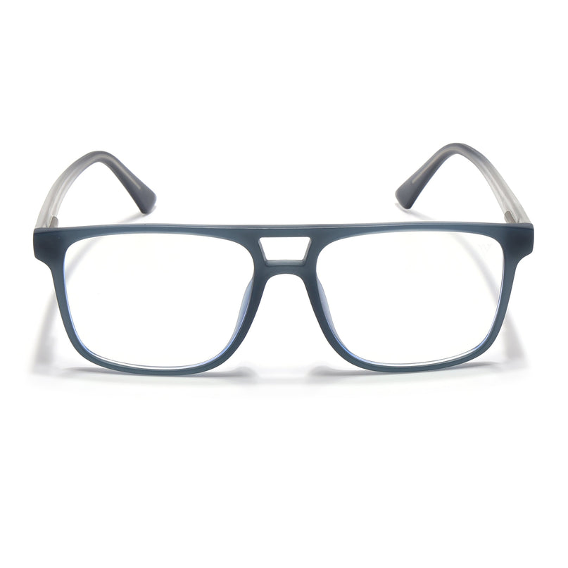 Voyage Dark Grey Wayfarer Eyeglasses for Men & Women - MG5484-C3