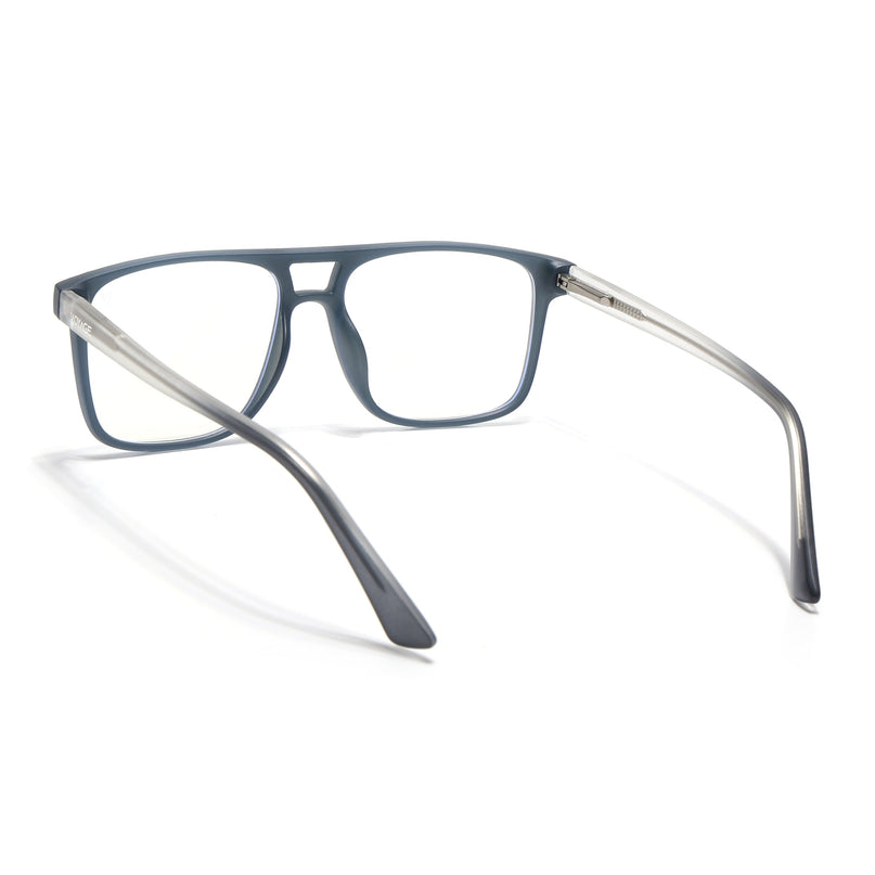 Voyage Dark Grey Wayfarer Eyeglasses for Men & Women - MG5484-C3
