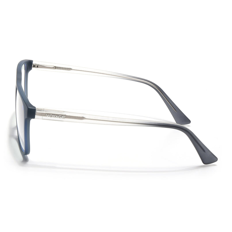 Voyage Dark Grey Wayfarer Eyeglasses for Men & Women - MG5484-C3