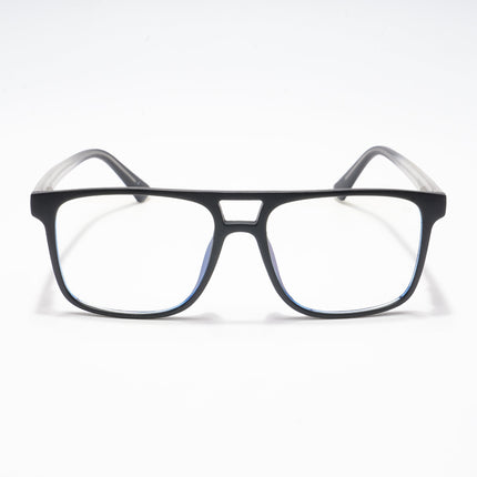 Voyage Black Wayfarer Eyeglasses for Men & Women - MG5485-C4