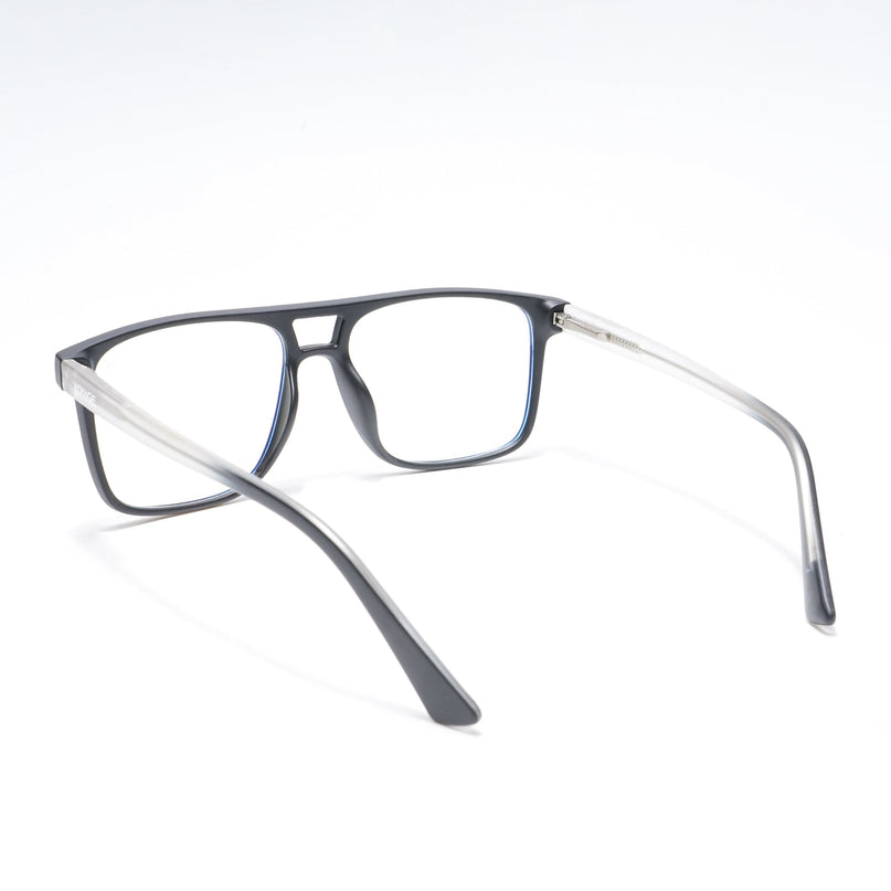 Voyage Black Wayfarer Eyeglasses for Men & Women - MG5485-C4