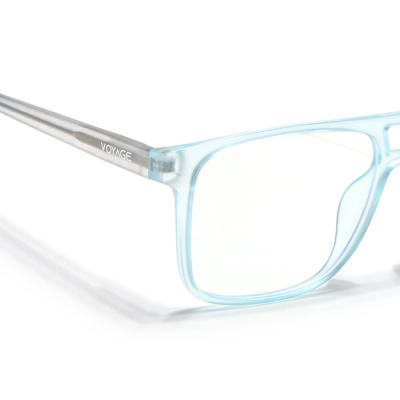 Voyage Light Blue Wayfarer Eyeglasses for Men & Women - MG5486-C5