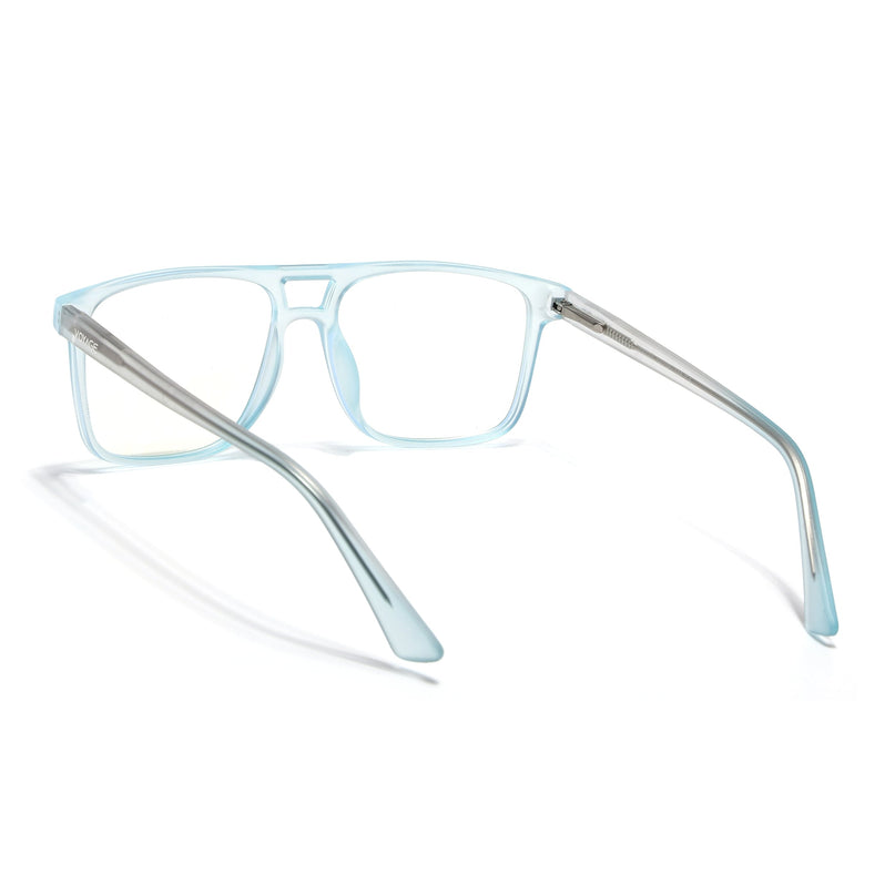 Voyage Light Blue Wayfarer Eyeglasses for Men & Women - MG5486-C5